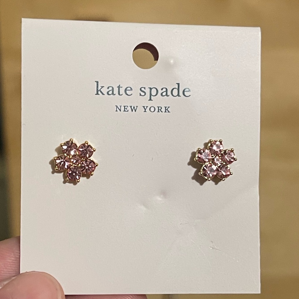 Kate Spade Silver Flower Earrings